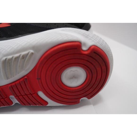 Under Armour UA CHARGED ASSERT 8 Black Orange White 10.5 active gym casual 34-03 - Picture 7 of 12